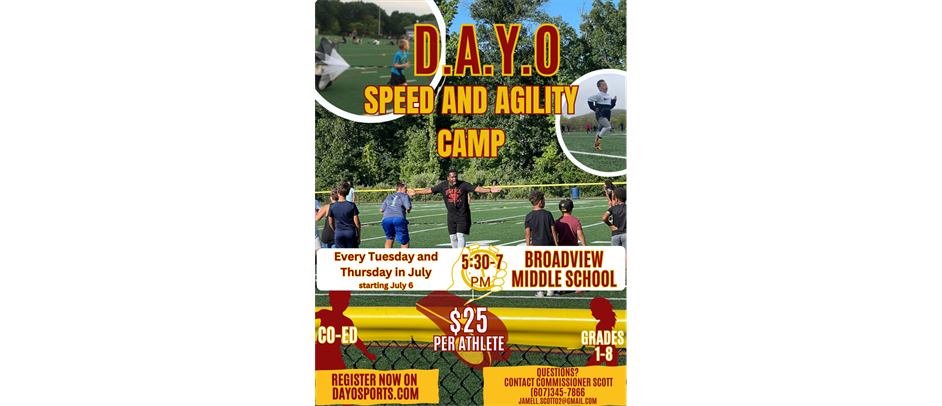 2023 Speed and Agility Camp SIGN UPs CLOSED