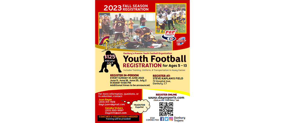 Trojans Tackle Football 2023 CLOSED