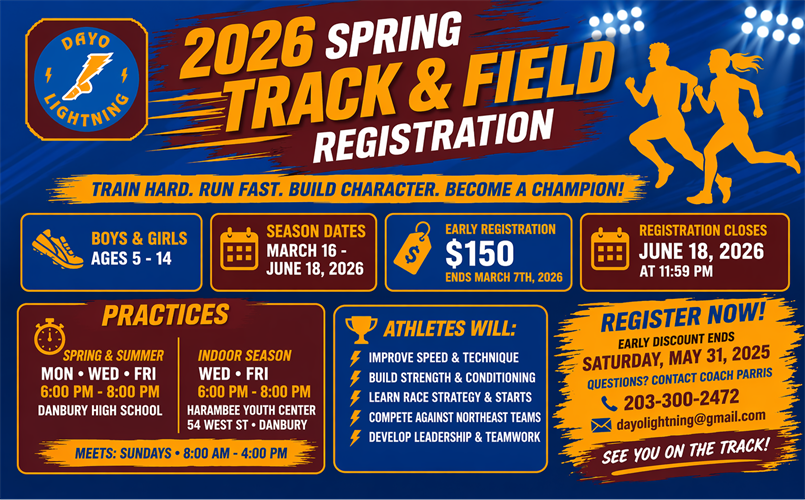 Spring Track & Field Registration is Open!
