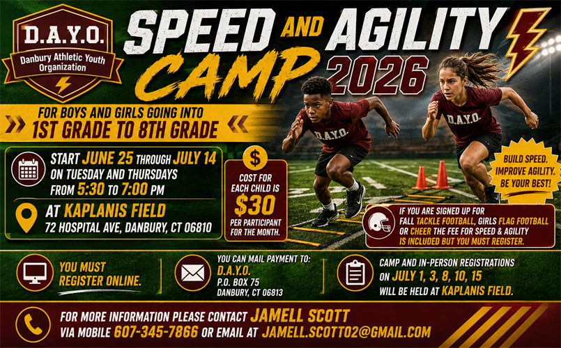 2026 Speed & Agility Registration is Open!